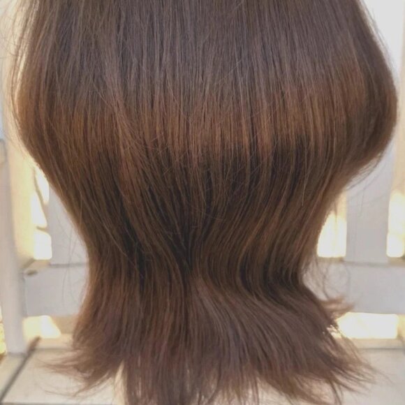 Vintage 100% Human Hair Fall from the 1970's -#31 Deep Rich Brown NEW with tags - Picture 9 of 9